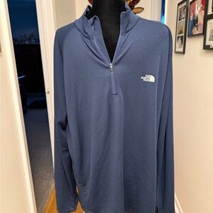 The North Face Navy Quarter-Zip Top